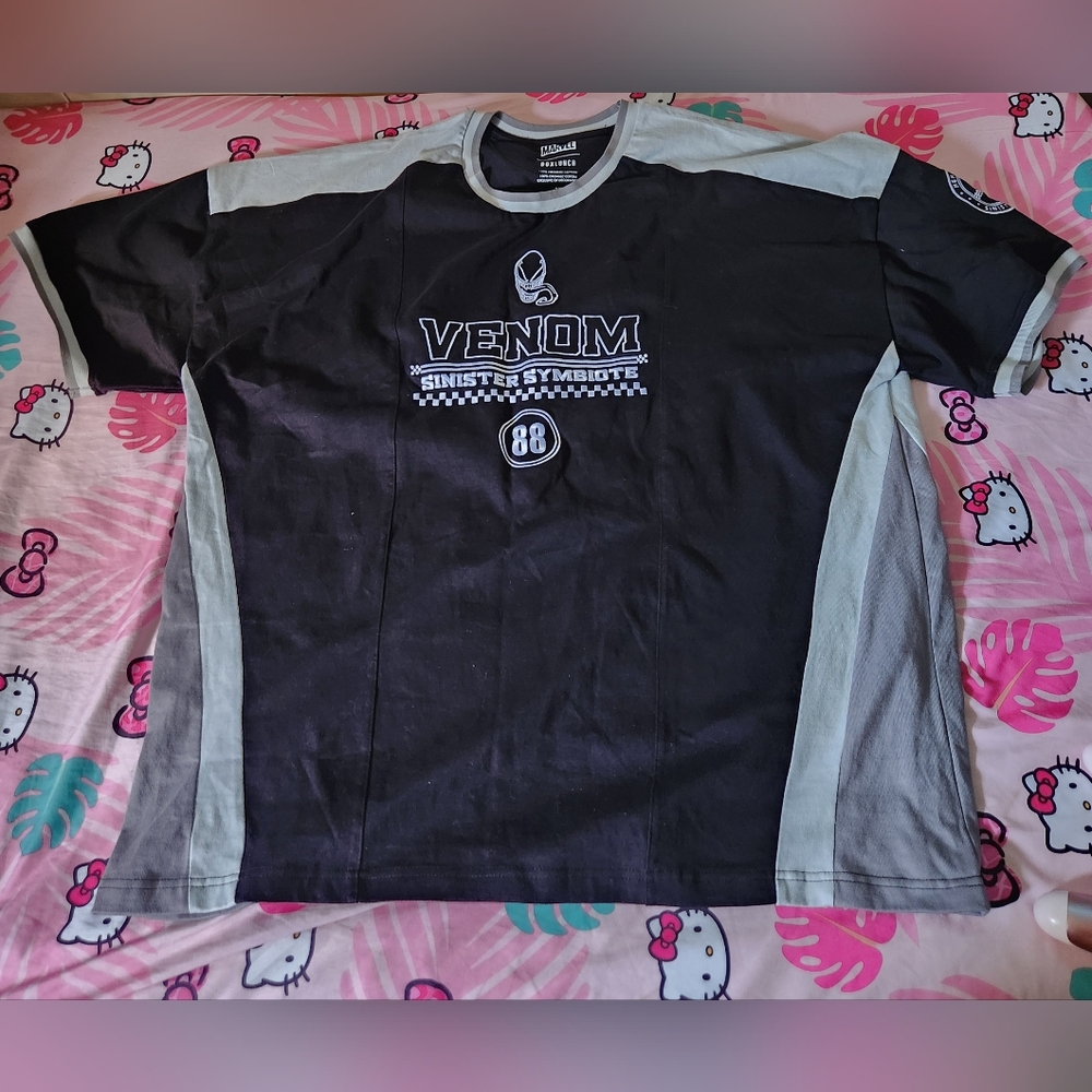 *SOLD*Marvel Venom Color Block Racing Tshirt